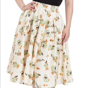 Voodoo Vixen Circle Skirt in cactus print